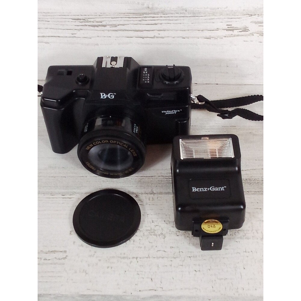 Benz-Gant Helio 3000T Camera With Flash Untested - Picture 9 of 16